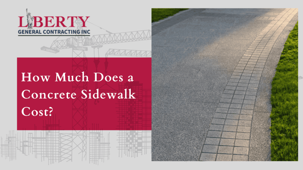 cost to install concrete sidewalk