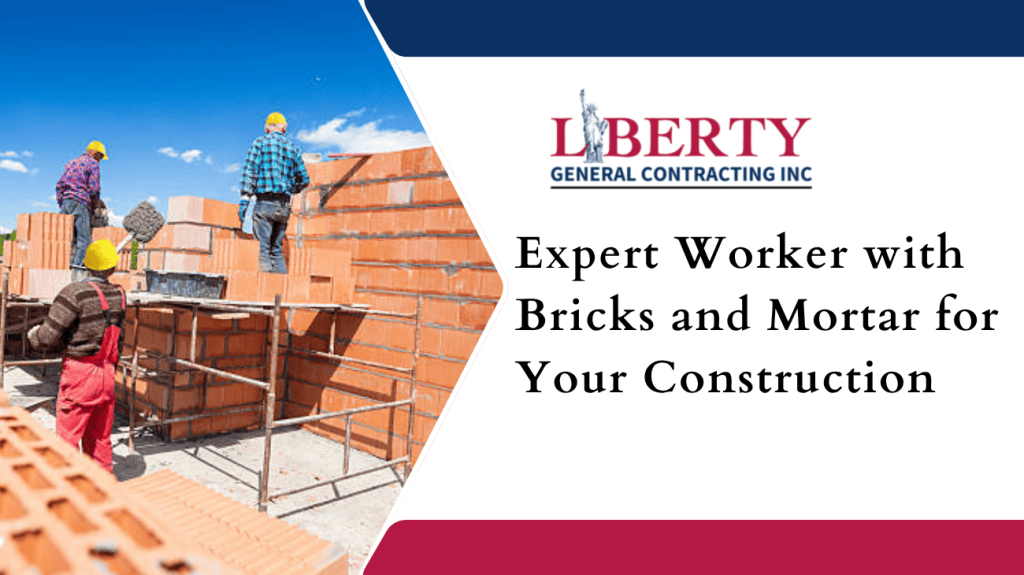 Expert Worker with Bricks and Mortar for Your Construction