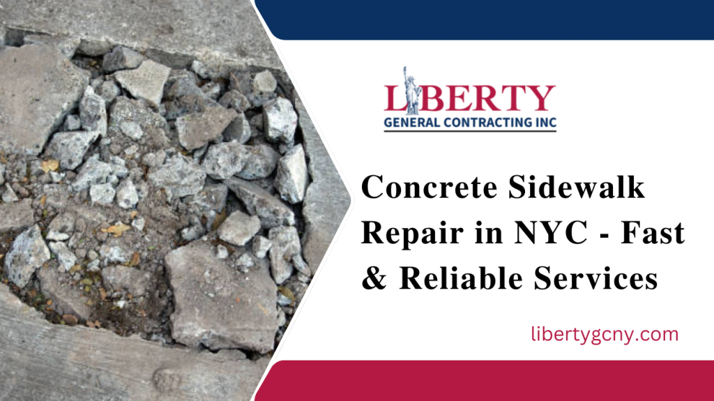 Concrete Sidewalk Repair in NYC - Fast & Reliable Services