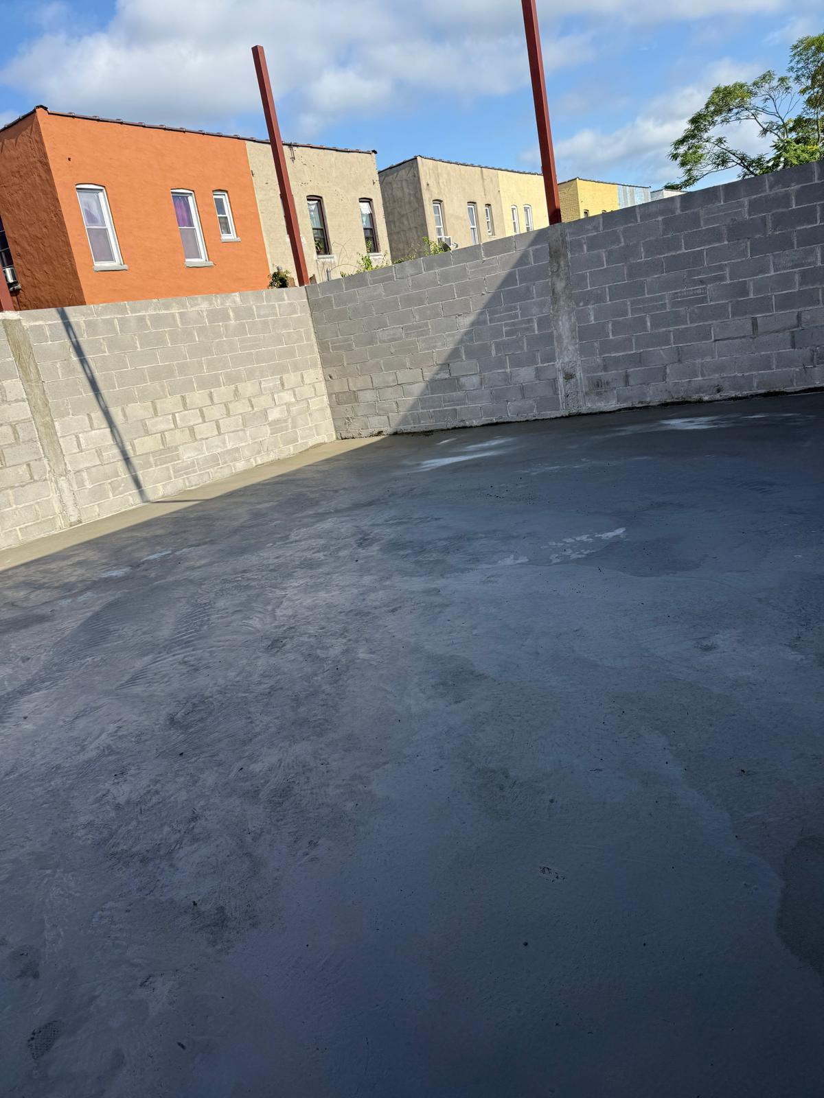 warehouse construction bronx concrete foundation pouring