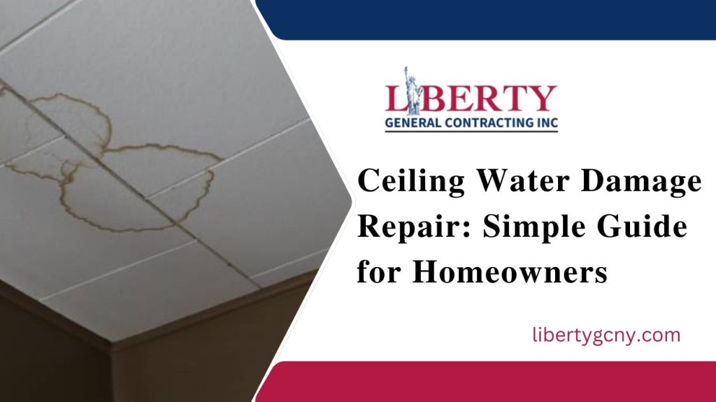 ceiling water damage repair nyc