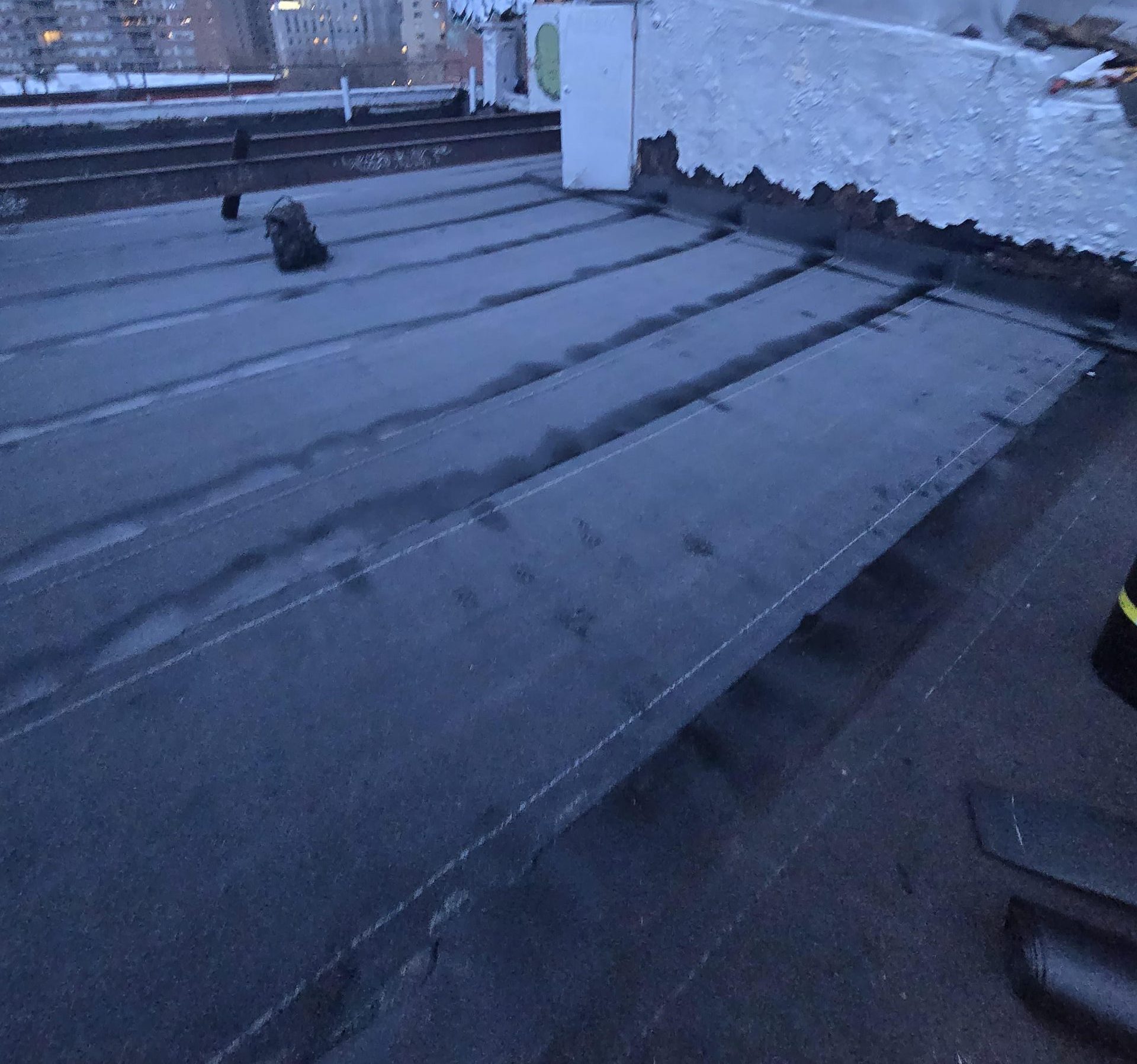 Flat Roof Replacement Project in Downtown Manhattan