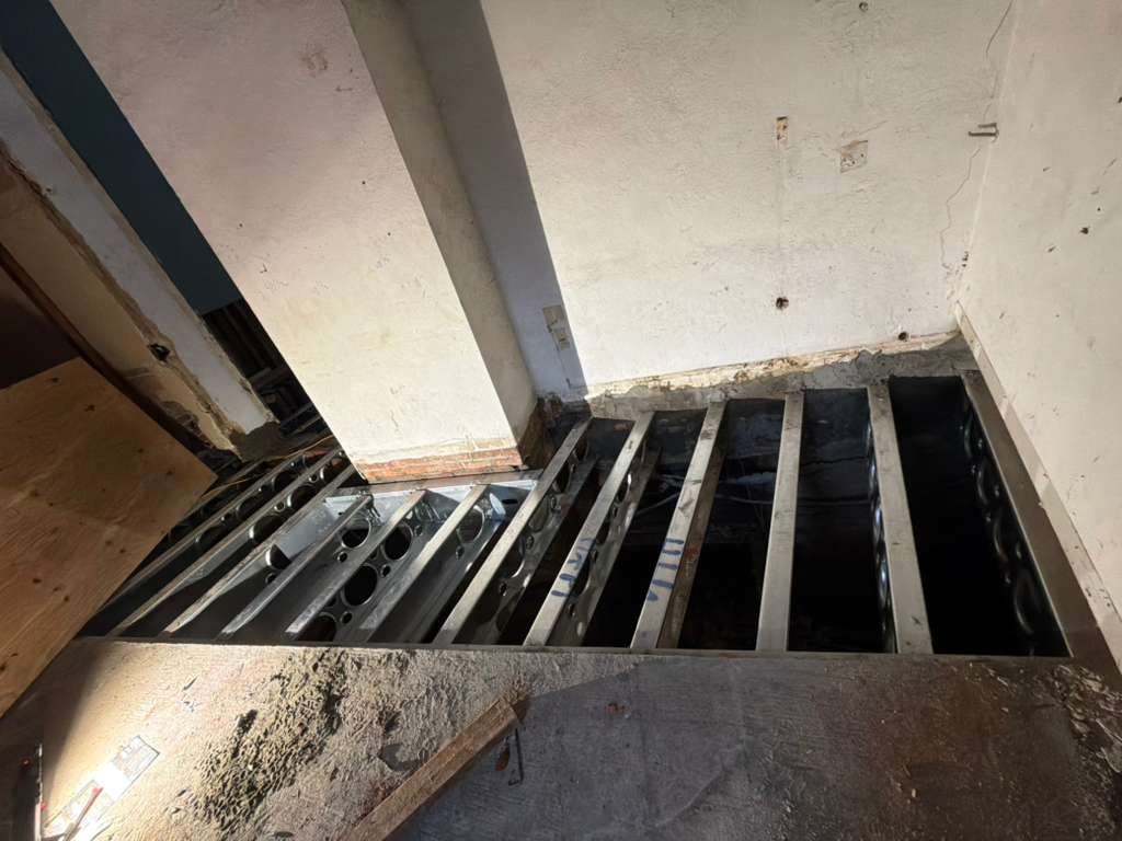 galvanized steel beam installation and structural reinforcement nyc