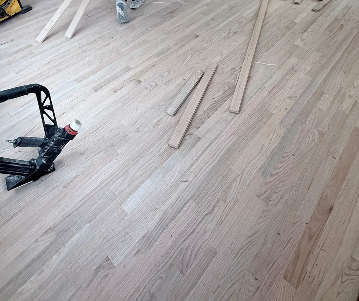 Hardwood floor installation project brooklyn