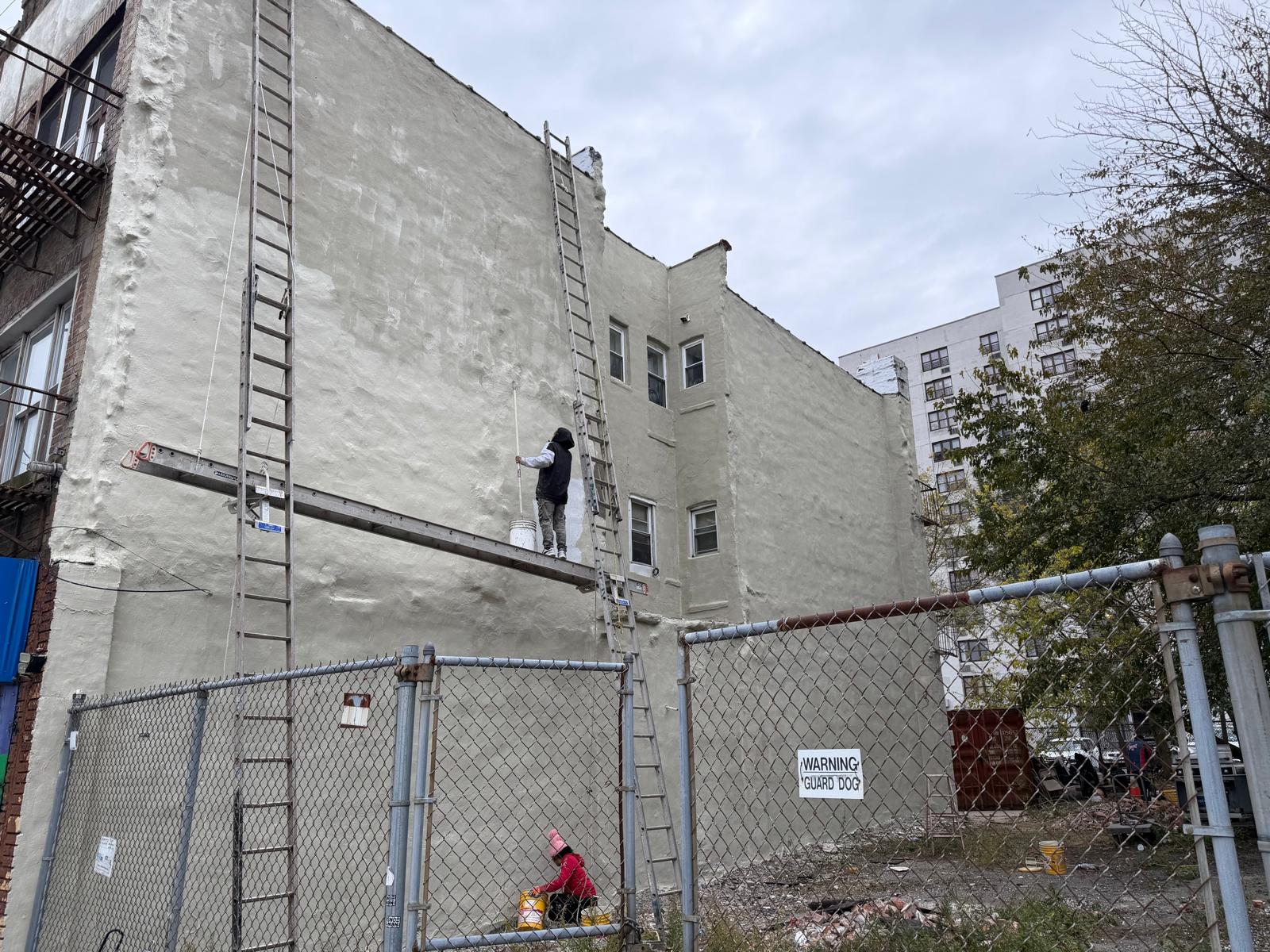 Stucco and building waterproofing project