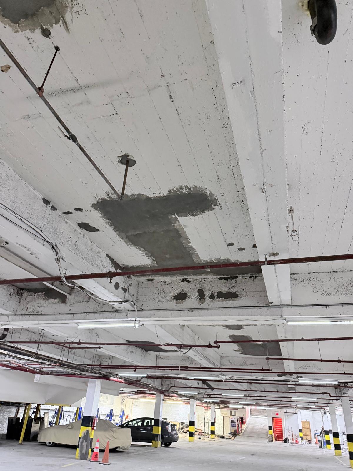 parking garage restoration project
