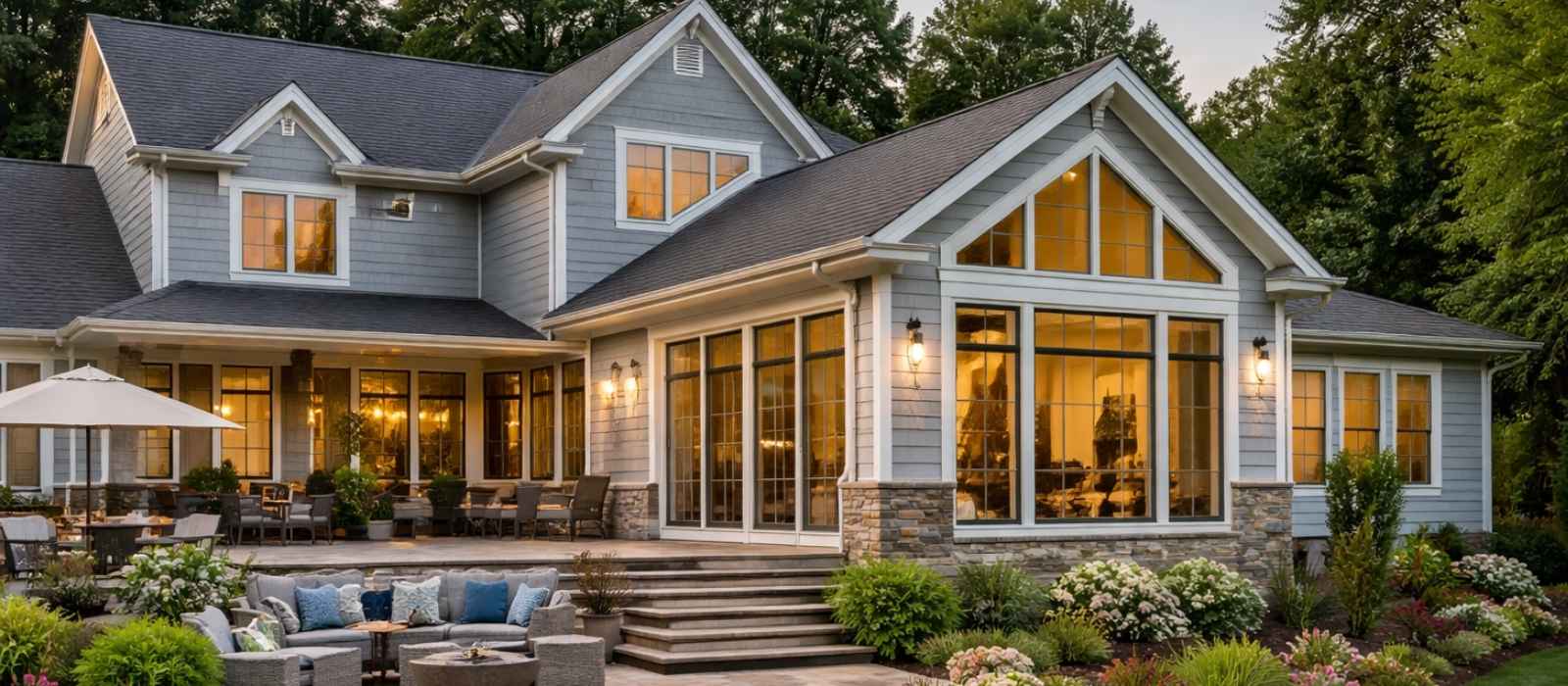 Modern home extension designed by a professional home addition contractor